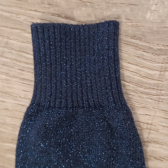 Little Marc Jacobs shimmery sparkle navy blue ruffle cardigan sweater snap up 5 - Picture 14 of 16